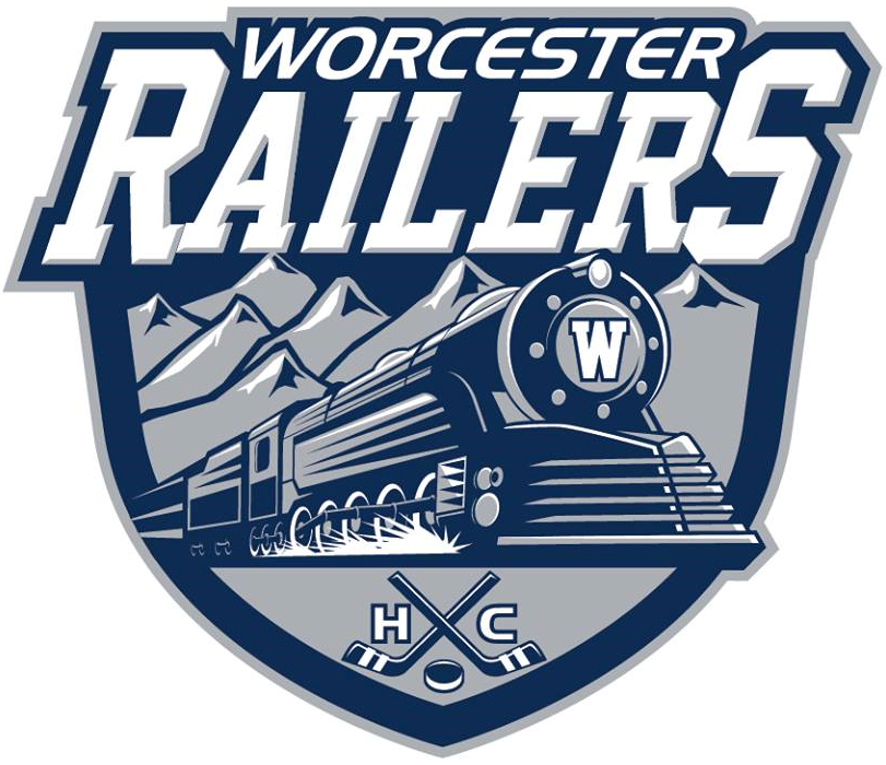 Worcester Railers HC 2017 Unused Logo iron on transfers for clothing